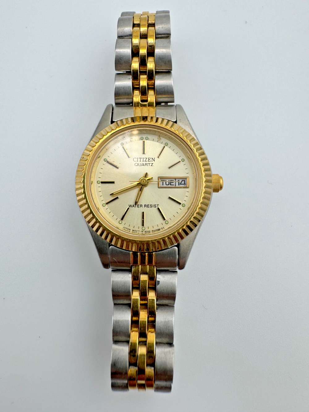 Citizen Quartz Women's Two-Tone Watch Day Date Jubilee Style Bracelet